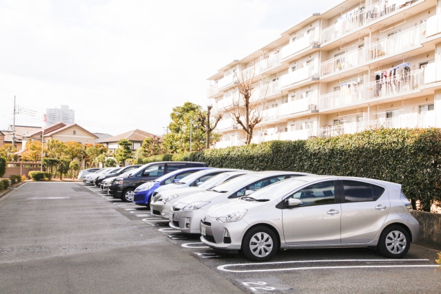 マンションの駐車場