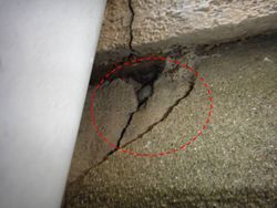 基礎のクラック