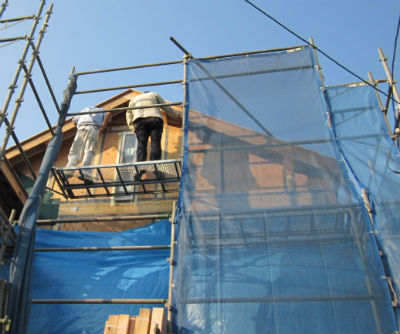 建築中の住宅検査